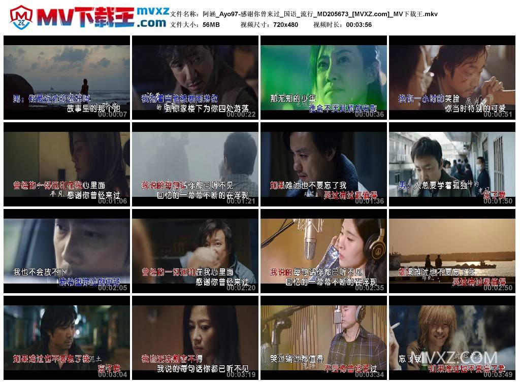 阿涵_Ayo97-感谢你曾来过_国语_流行_MD205673
